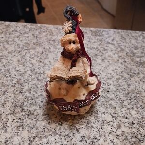 Holiday Snowman Ornament with Book NWOT